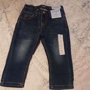 Cat & Jack Dark Blue Denim Pants. 2T Unisex (2)pairs